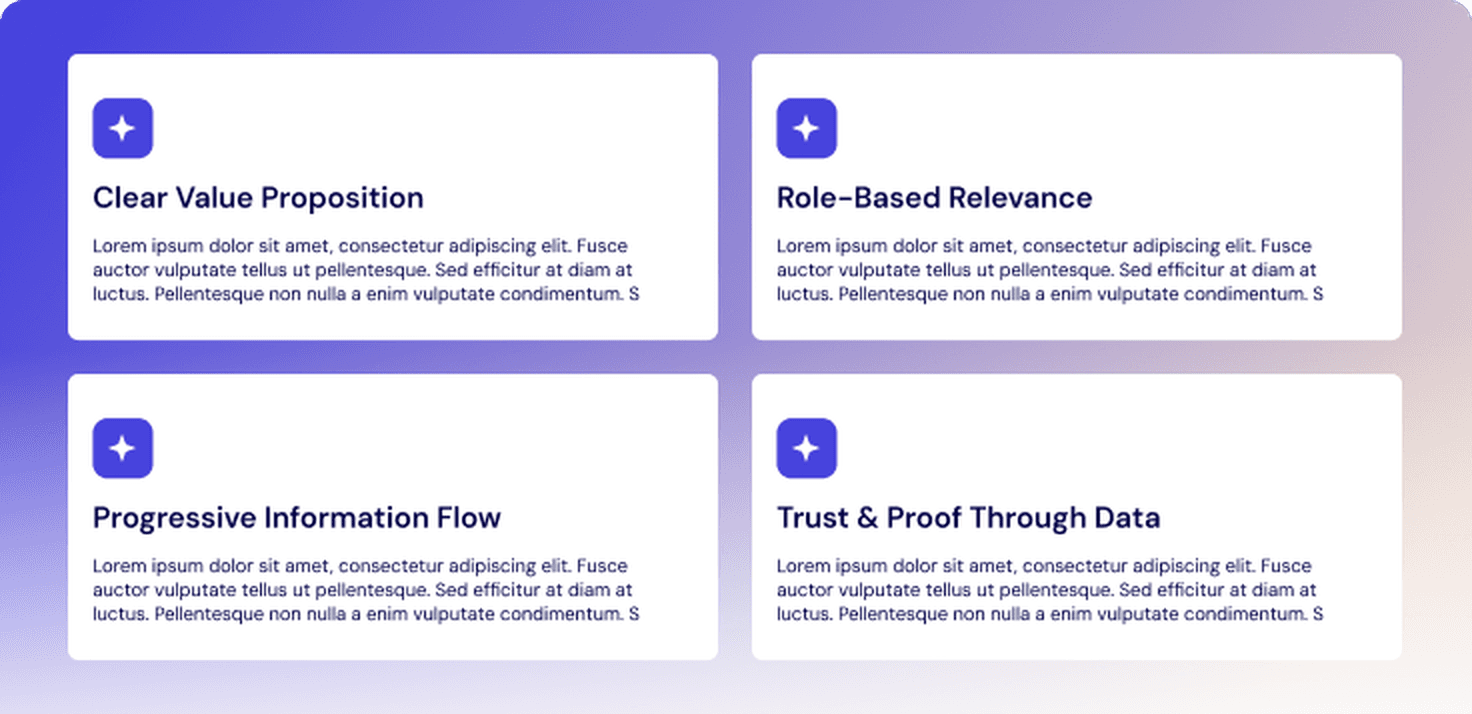 Adaapt value proposition and strategy cards