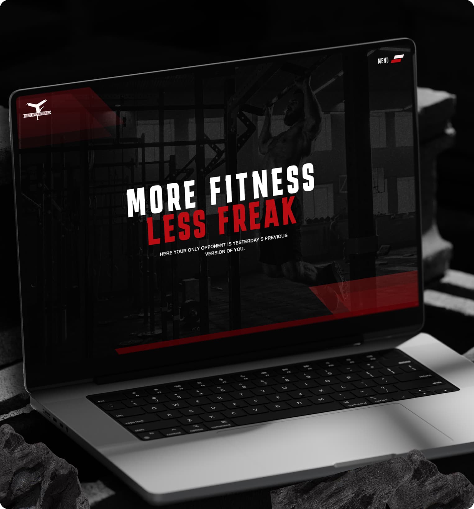 House of Calisthenics final website mockup